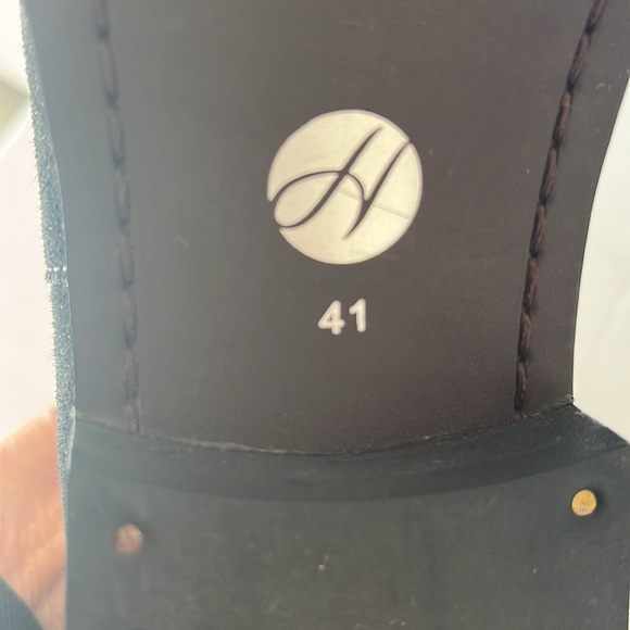 Hudson London Aretha black suede ankle boot NWOB sz 41 - Picture 7 of 8